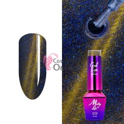 Oja Semi Premium Hibrid MollyLac Cat Eye UV/LED de 5 ml - 169 Glamour Swing 81754